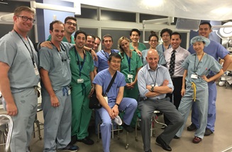 Orthopaedic OR surgery team photo